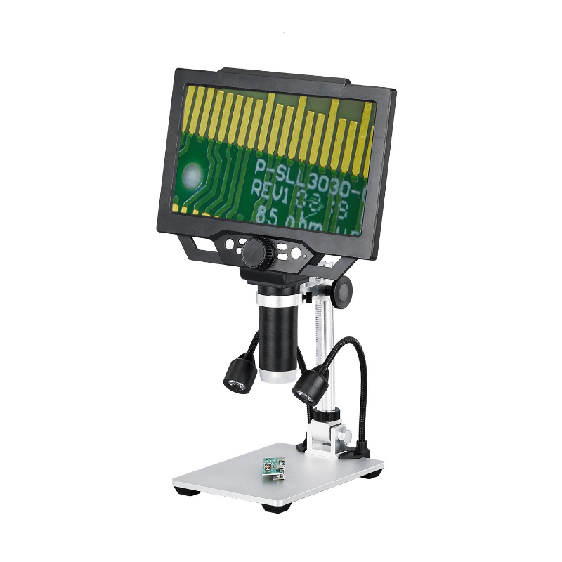 Electronic Repair - กล้องจุลทรรศน์ดิจิตอล LCD แบบพกพา ขยายได้ 50-1600 เท่า
