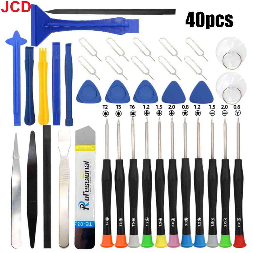 Electronics Repair Service - 40 in 1 เครื่องมือซ่อมโทรศัพท์มือถือถอดชุดซ่อมสําหรับ iPhone ไขควงชุดลื่นไถลมัลติฟังก์ชั่น