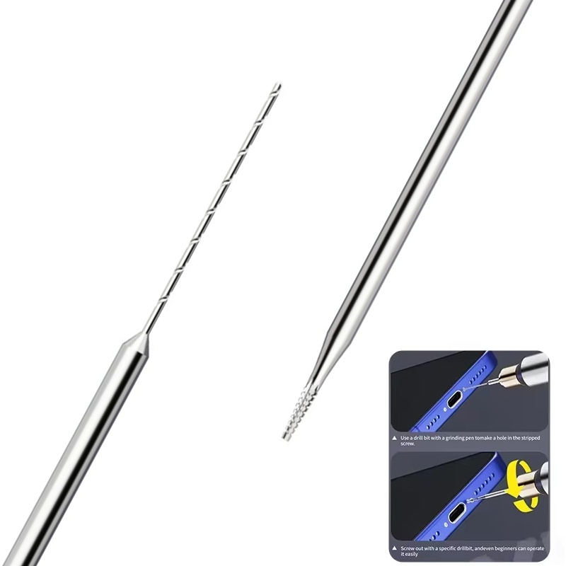 Electronics Repair Services - ชุดเครื่องมือถอดสกรูขนาดเล็ก 2 ชิ้น แบบเลื่อนได้ ทำจากโลหะผสม สำหรับซ่อมแซมโทรศัพท์มือถือ