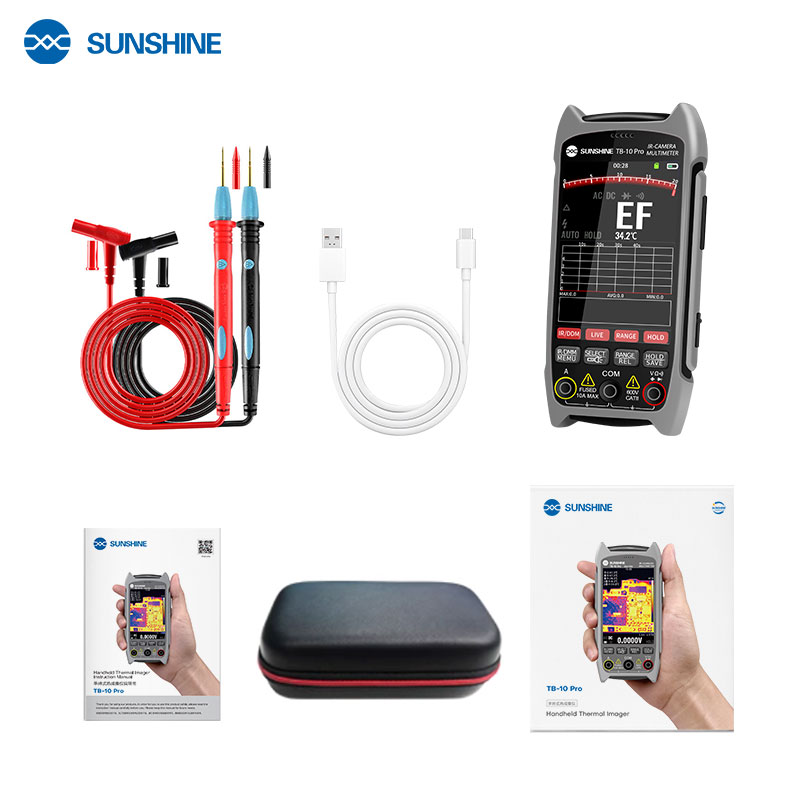 Electronics Repair Images - ซันไชน์ TB-10 Pro การถ่ายภาพความร้อนแบบใช้มือถือสําหรับซ่อมโทรศัพท์มือถือเมนบอร์ด PCB การทดสอบการวิจัยและการพัฒนาทางอิเล็กทรอนิกส์